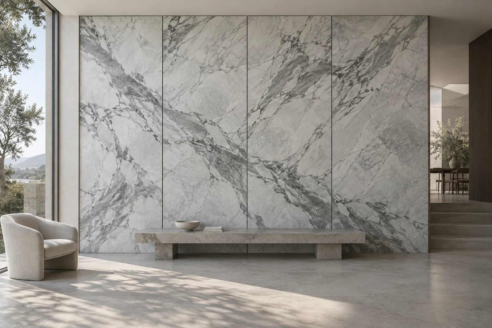 Feature wall — architectural material concept