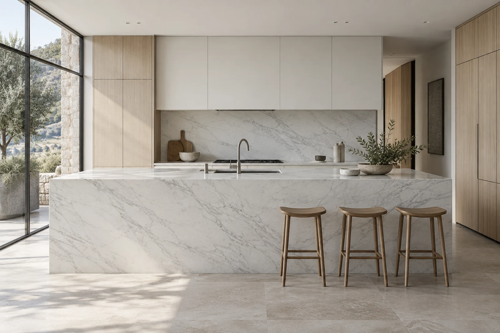 Kitchen — architectural material concept