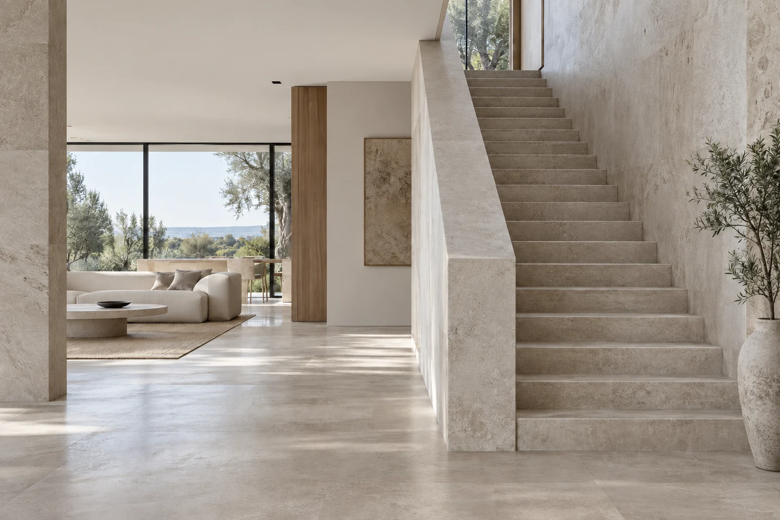 Villa — architectural material concept